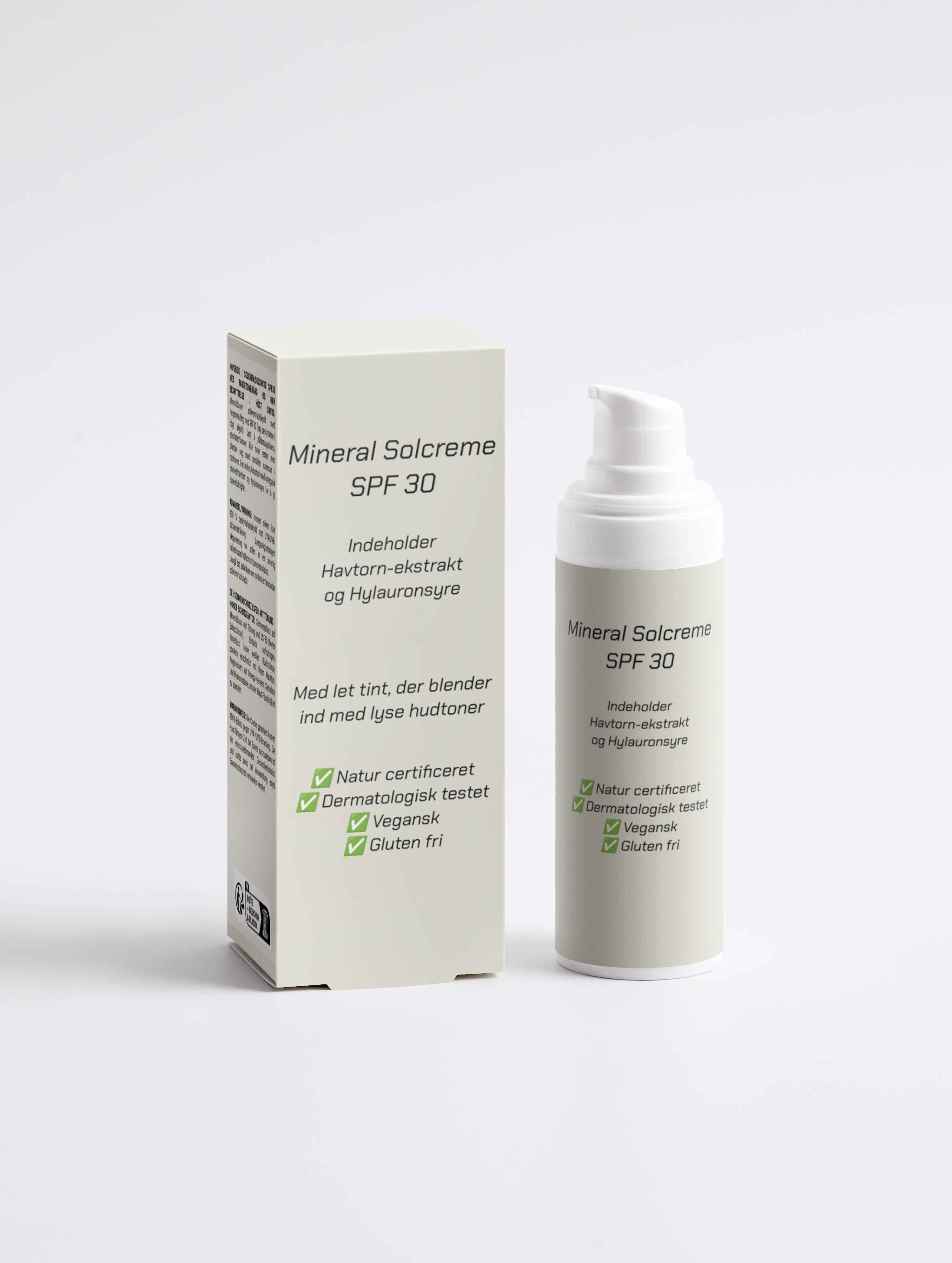 Solcreme SPF30 til ansigt